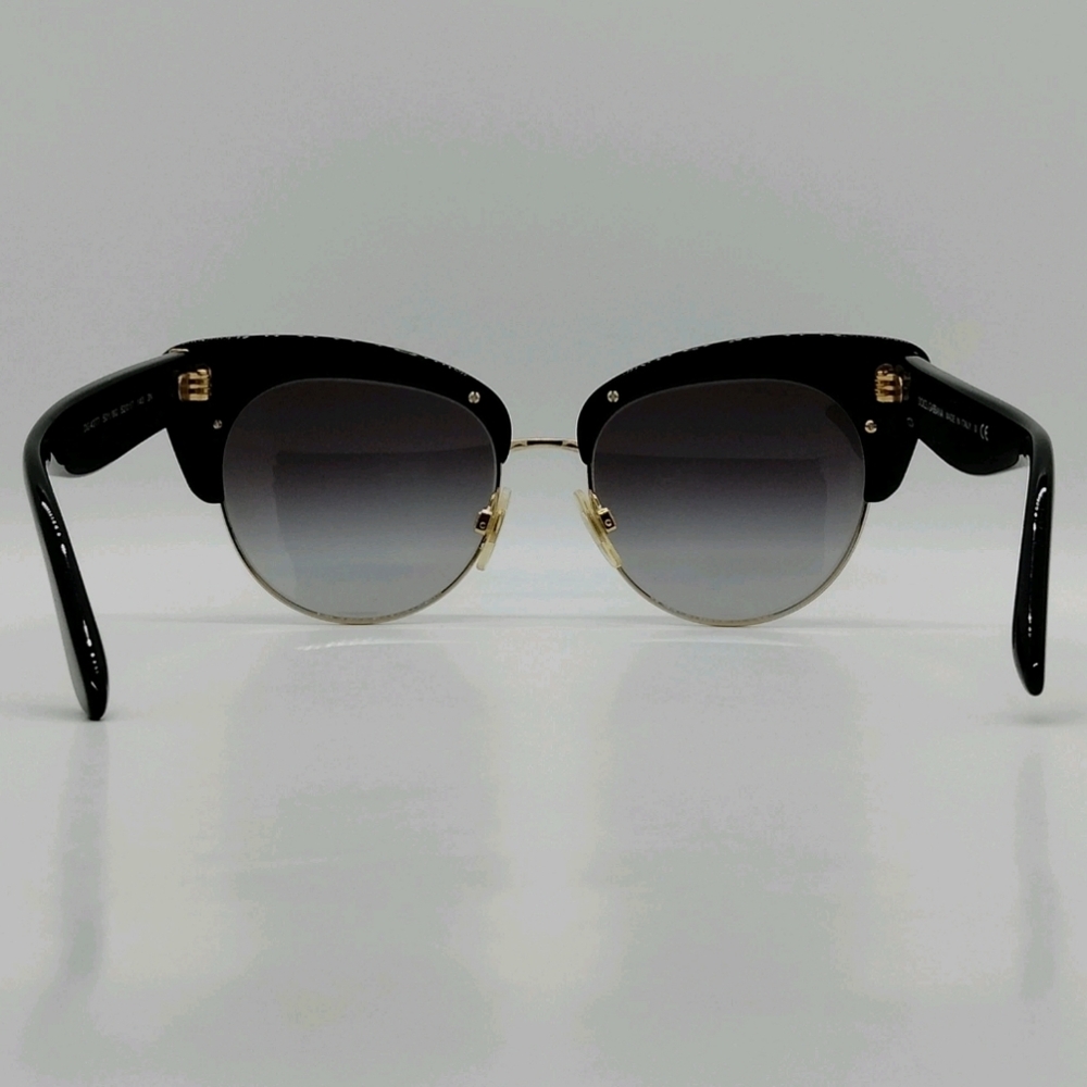 Dolce & Gabbana Black and Gold Sunglasses - Picture 4 of 10